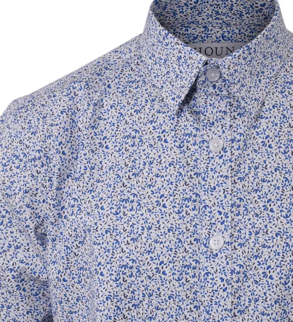 Skjorte - Hvid m. Blomster|Hound Sale