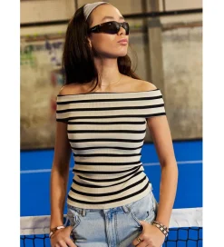 Top - Rib - Striped|Hound Clearance