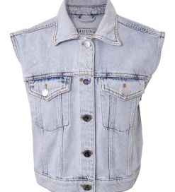 Vest - Denim - Light Blue Used|Hound Outlet