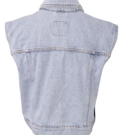 Vest - Denim - Light Blue Used|Hound Outlet