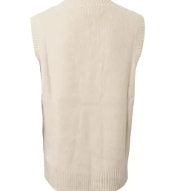 Vest - Strik - Ecru|Hound New