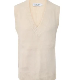 Vest - Strik - Ecru|Hound New