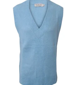 Vest - Strik - Lyseblå|Hound Best