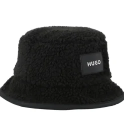 Bøllehat - Vendbar - Softshell/Fleece - Sort|HUGO Outlet