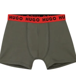 Boxershorts - 2-pak - Sort/Armygrøn|HUGO Outlet