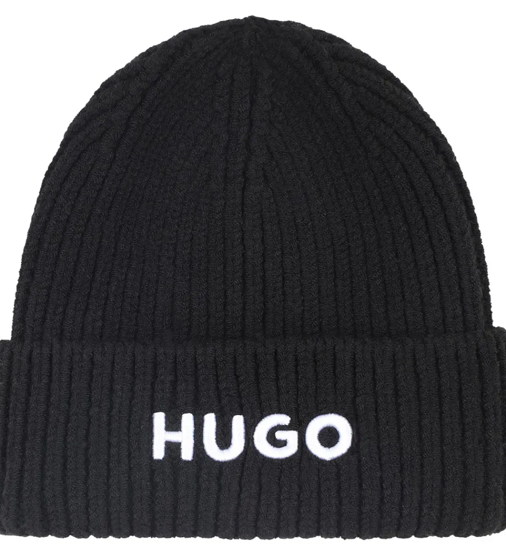Hue - Strik - Sort|HUGO Clearance