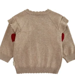 Bluse - Strik - HCPippa - Biscuit m. Hjerte|Hust and Claire Best