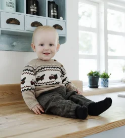 Bluse - Strik - HCPerry - Beige Melange m. Lastb|Hust and Claire Hot