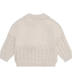 Cardigan - Strik - Cilja Embroidery - French Oak|Hust and Claire Online