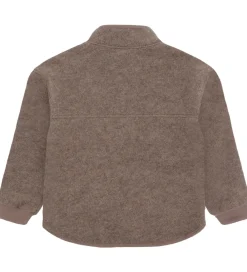 Fleecejakke - Emi - Uld - Deer Melange|Hust and Claire Clearance