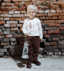 Fløjlsbukser - HCGarry Ottoman - Brown stone|Hust and Claire Outlet