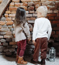 Fløjlsbukser - HCGarry Ottoman - Brown stone|Hust and Claire Outlet