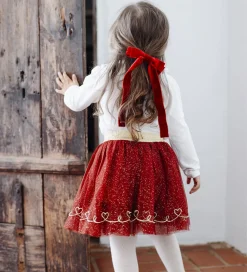 Hårelastik m. Sløjfe - HCFina - Teaberry|Hust and Claire Online