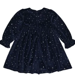 Kjole - Velour - HCDonna - More Navy m. Guld|Hust and Claire New