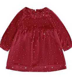 Kjole - Velour - HCKis - Teaberry m. Guld|Hust and Claire Hot