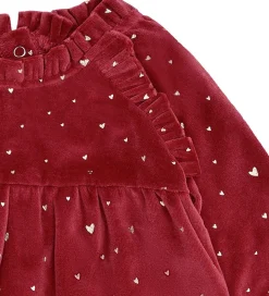 Kjole - Velour - HCKis - Teaberry m. Guld|Hust and Claire Hot