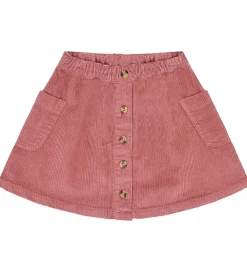 Nederdel - Fløjl - Nanna - Dry Rose|Hust and Claire Online