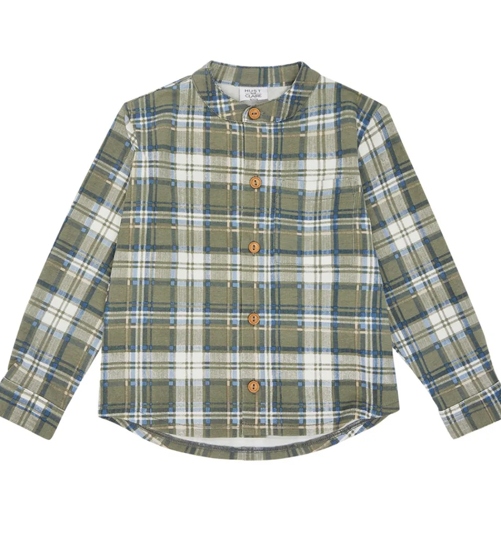 Skjorte - Ravn - Seagrass|Hust and Claire Sale