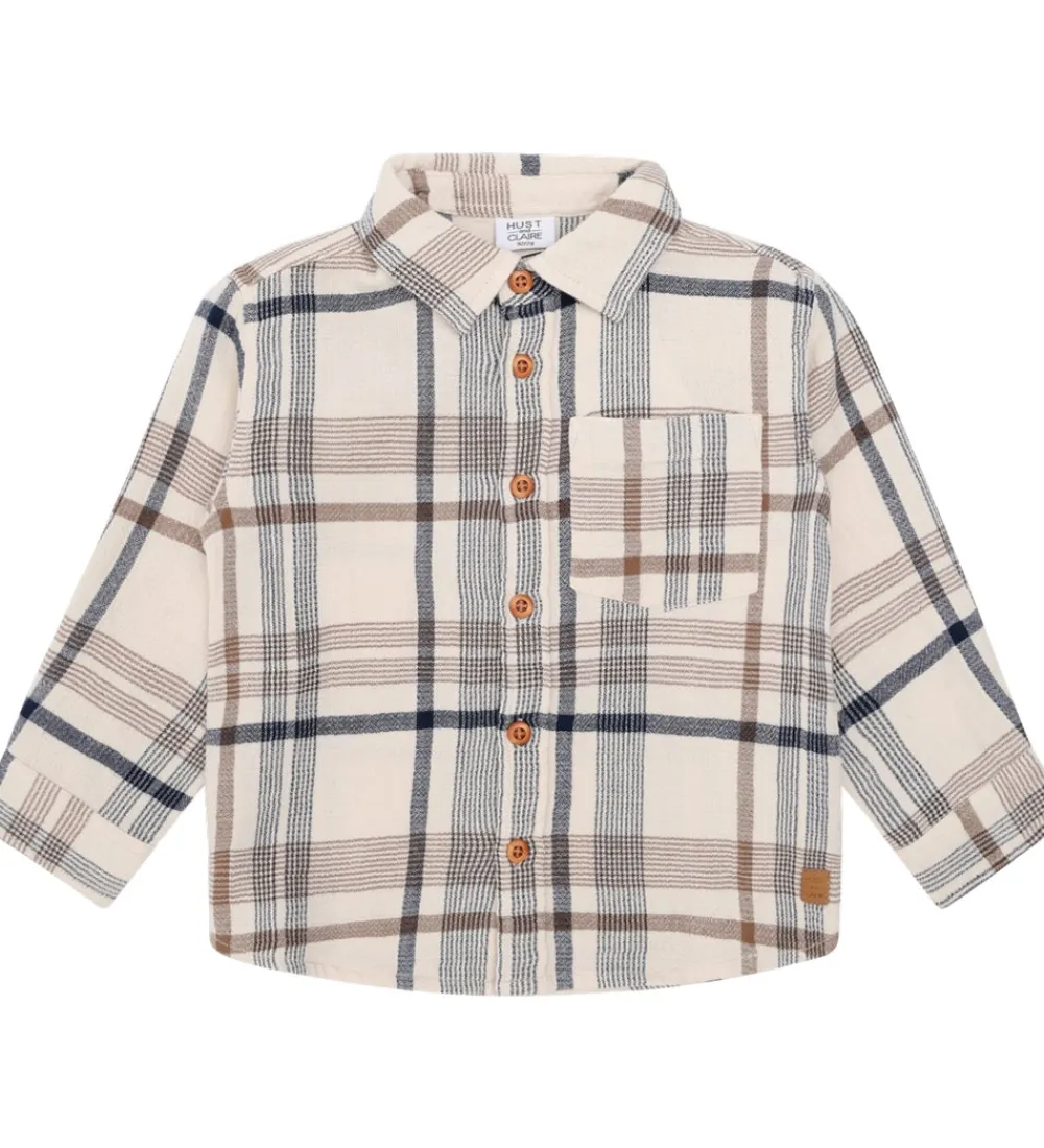 Skjorte - HCRavn - Kit m. Tern|Hust and Claire Online