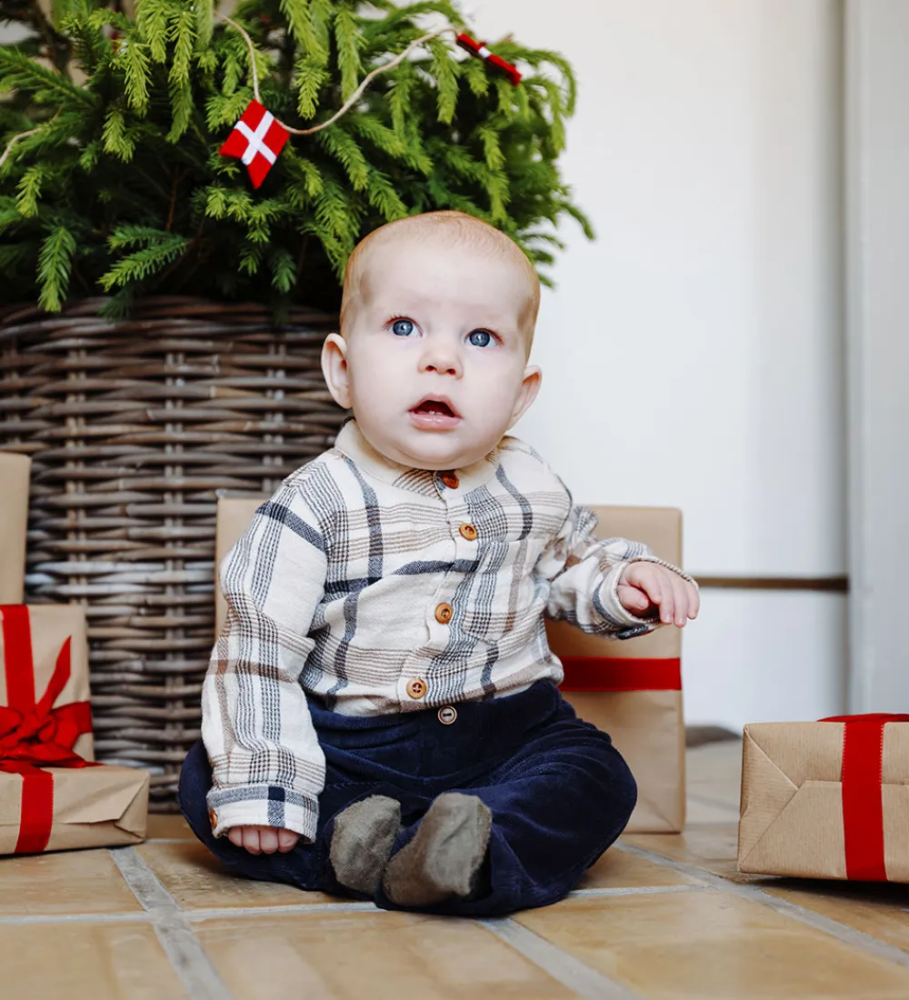 Skjortebody l/æ - HCBertil - Kit m. Tern|Hust and Claire