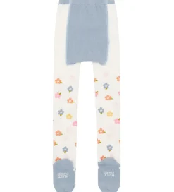 Strømpebukser - HCFrankie - Ivory m. Blomster|Hust and Claire Clearance