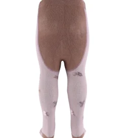 Strømpebukser - Frankie - Purple Dove m. Blomste|Hust and Claire Online