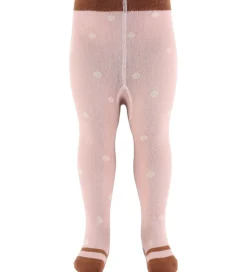Strømpebukser - Frankie - Dusty Rose m. Prikker|Hust and Claire Online