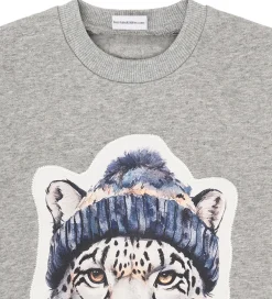 Sweatshirt - HCSejer - Tile Grey Melange m. Tige|Hust and Claire Best