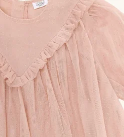 Tylkjole - HCKaroline - Dusty Rose m. Guldglimme|Hust and Claire Outlet