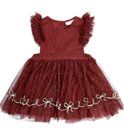 Tylkjole - HCKatinka - Teaberry m. Guldglimmer|Hust and Claire Outlet