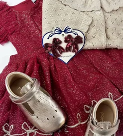 Tylkjole - HCKatinka - Teaberry m. Guldglimmer|Hust and Claire Outlet