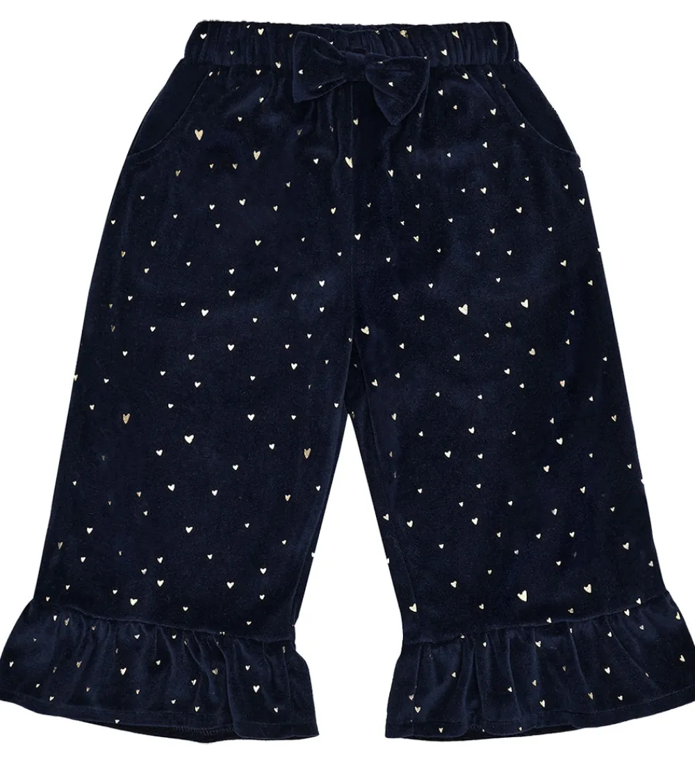 Velourbukser - HCTeresa - More Navy m. Guld|Hust and Claire Hot