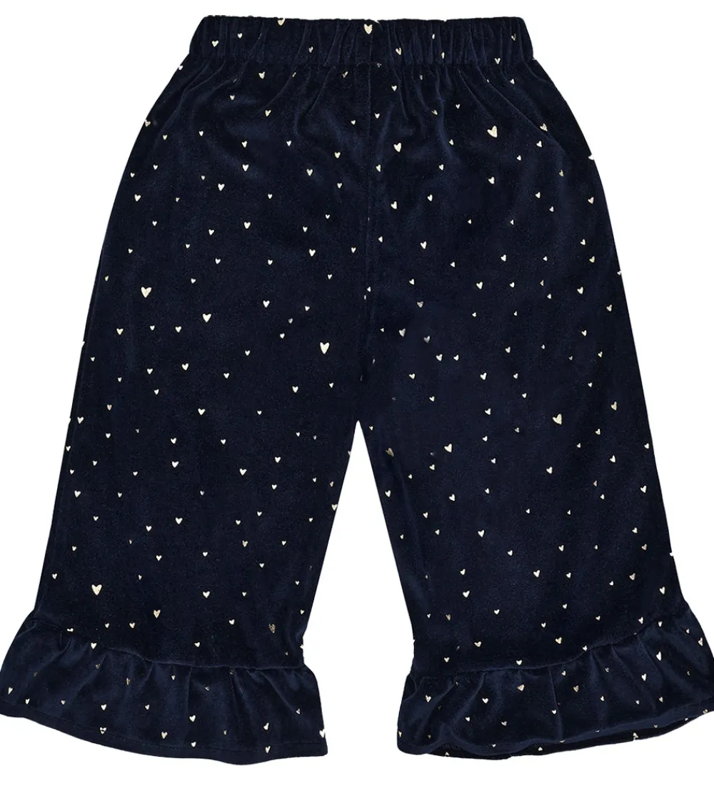 Velourbukser - HCTeresa - More Navy m. Guld|Hust and Claire Hot