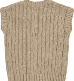 Vest - HCPrinco - Strik - Biscuit|Hust and Claire Clearance