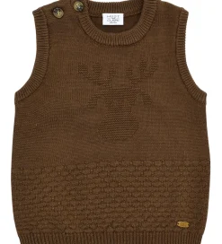 Vest - Strik - HCPerry Moose - Brown stone|Hust and Claire Discount