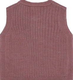 Vest - Strik - HCEdi Wool Rib Knit - Pale Ma|Hust and Claire Outlet