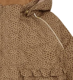 Vinterjakke - HCObia - Wood Smoke m. Leopard|Hust and Claire Best