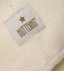 Elefanthue - 2-lags - Uld - Strik - Sand Melange|Huttelihut New