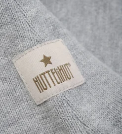 Elefanthue - 2-lags - Uld - Strik - Lysegråmeleret|Huttelihut Sale