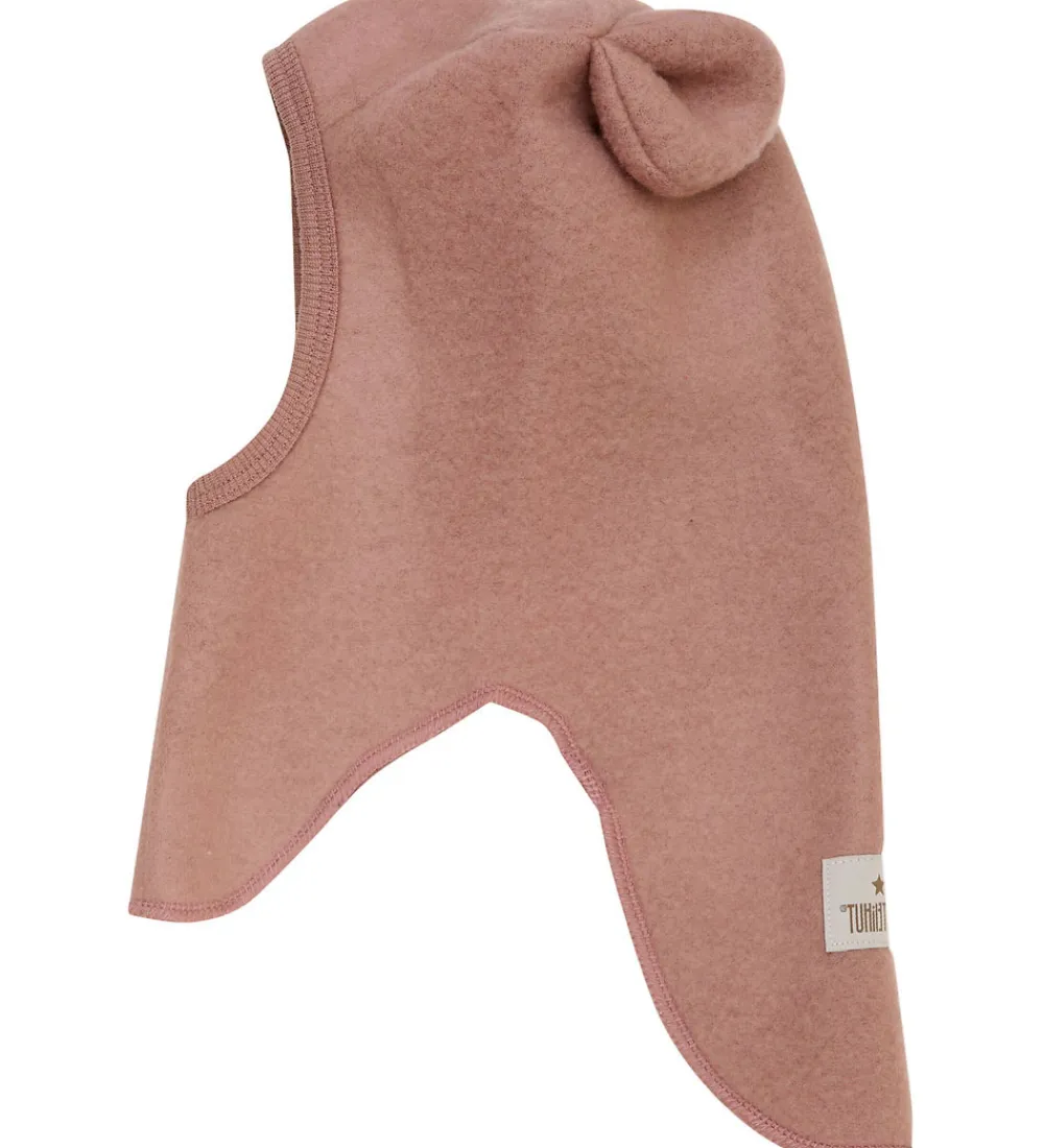 Elefanthue - Uldfleece - 1-lags - Burlwood m. Ører|Huttelihut Clearance