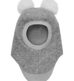 Elefanthue - Uld - 2-lags - Grey Melange m. Kvaste|Huttelihut Sale