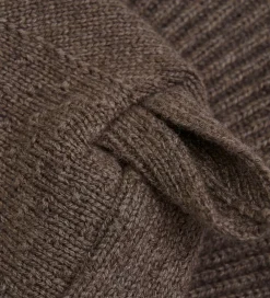 Elefanthue - Uld - 1-lags - Brown Melange m. Ører|Huttelihut