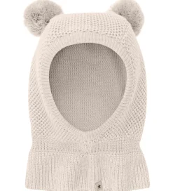 Elefanthue - Uld - 2-lags - Sand Melange m. Kvaster|Huttelihut