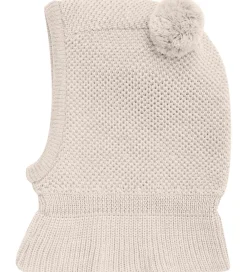 Elefanthue - Uld - 2-lags - Sand Melange m. Kvaster|Huttelihut