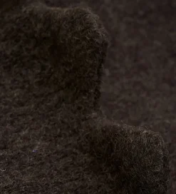Elefanthue - Uldfleece - 2-lags - Dark Brown Melange|Huttelihut Clearance