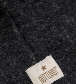 Elefanthue - Uld - 2-lags - Mørkegråmeleret|Huttelihut Online