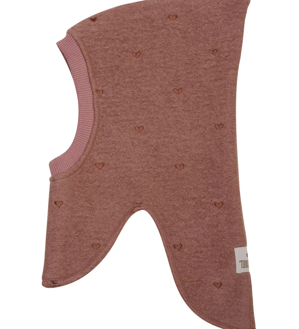 Elefanthue - Uld - 2-lags - Burlwood m. Hjerter|Huttelihut Hot