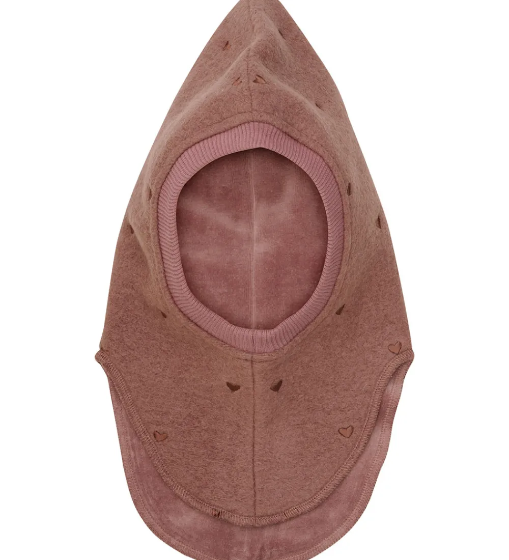 Elefanthue - Uld - 2-lags - Burlwood m. Hjerter|Huttelihut Hot