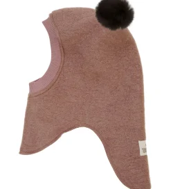 Elefanthue - Uld - 2-lags - Burlwood m. Kvaste|Huttelihut