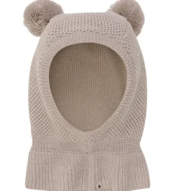 Elefanthue - Uld - 2-lags - Camel Melange m. Kvaster|Huttelihut Best